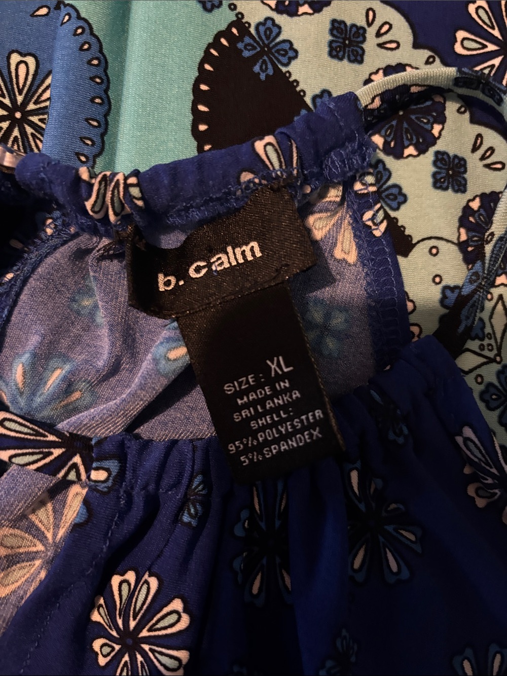 Blue Patterned Women's - Picture 2 of 3